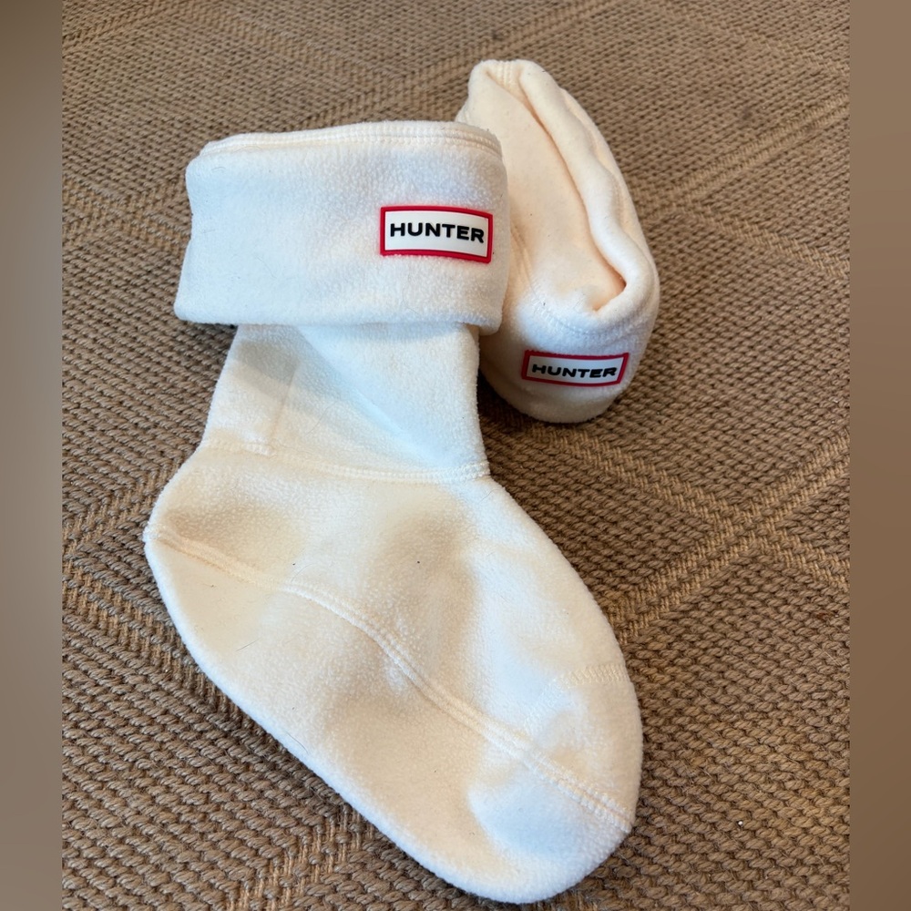 HUNTER SHORT Cream Boot Socks, Size MEDIUM, women’s shoe size 5-7 - NWOT
